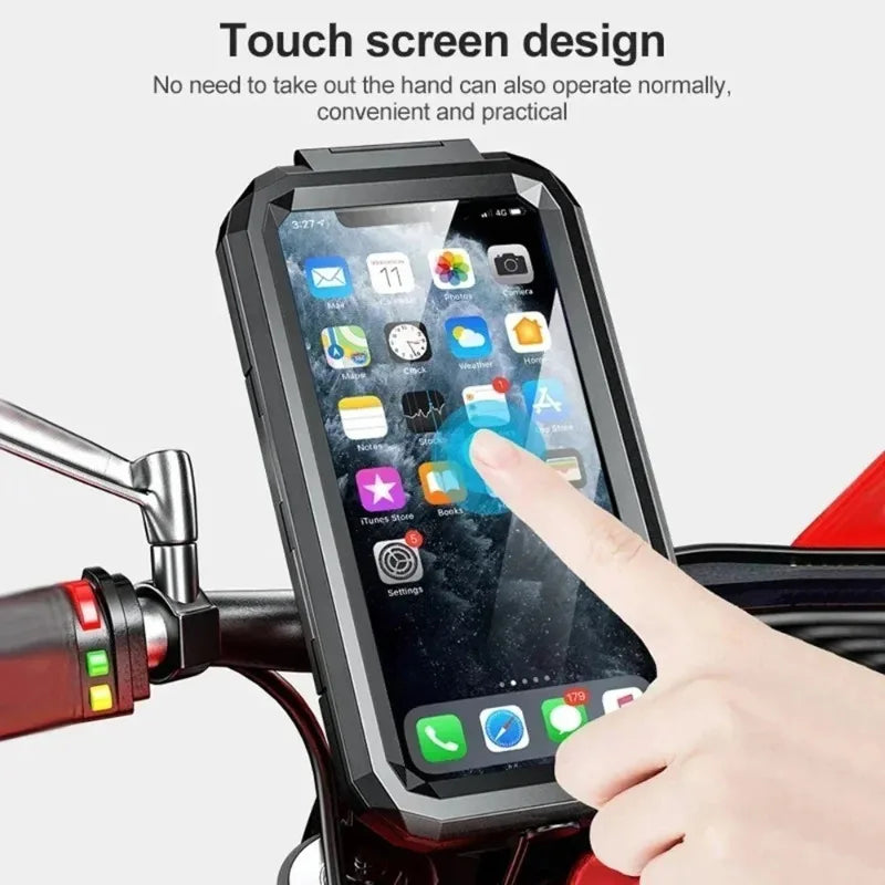 Motorcycle Wireless Charger Holder QC 3.0 Fast Charging Motorbike Phone Waterproof Cellphone Stand For iPhone 17 16 15 Samsung