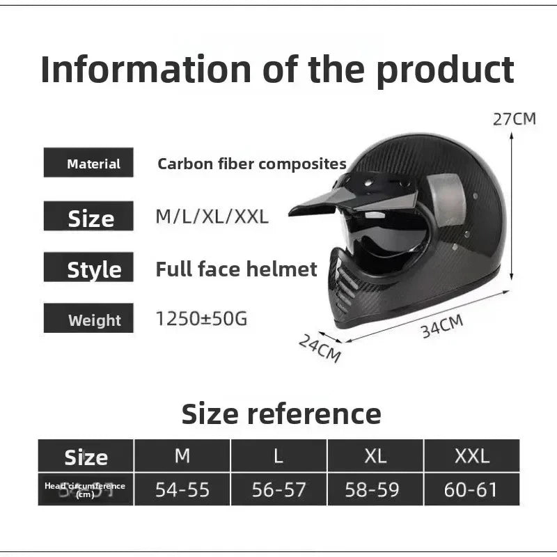Carbon Fiber Helmets – Forged Carbon Fiber Ultra-Light Motorcycle Half Helmet for Men & Women