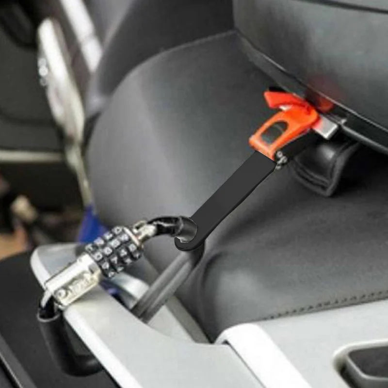1Pair motorcycle helmet lock link brackets Battery-free anti-theft lock Steel ring lock connector High quality alloy accessories