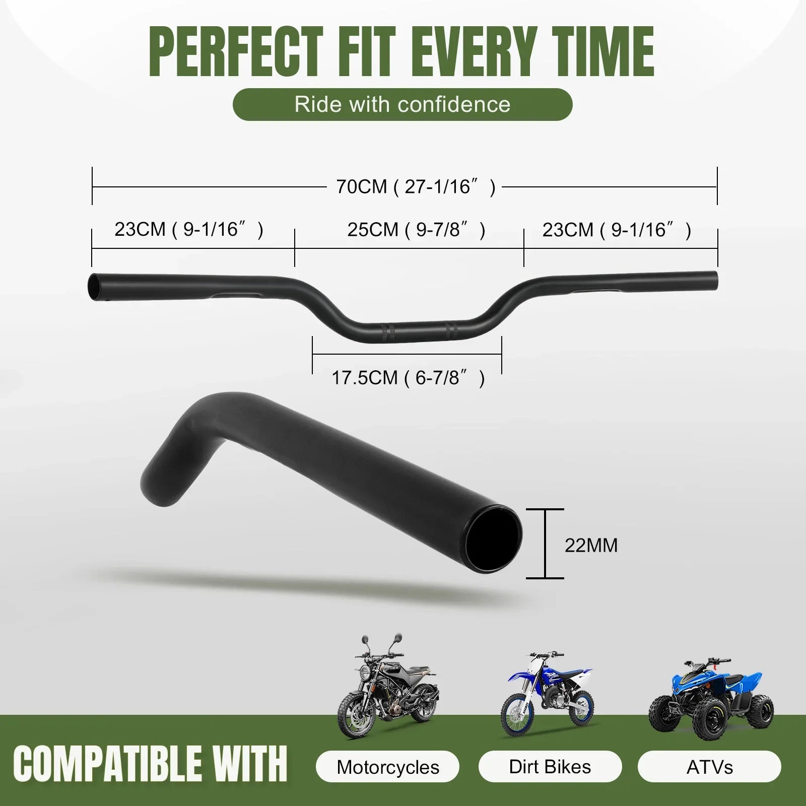 Motorcycle 22mm 25mm Drag Bar Handlebar Handle Dimpled For Harley Sportster XL883 XL1200 X48 Dany Softail Fat Bob Boy FLST FXST