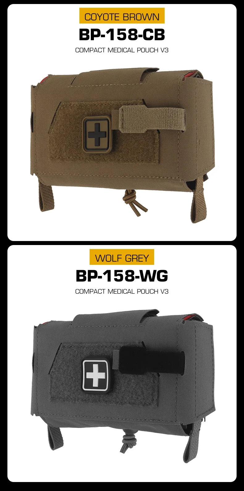 Tactical  MD2 Compact Trauma Kit IFAK Medical First Aid Pouch Outdoors Hunting Camping Patrol Survival Equipment