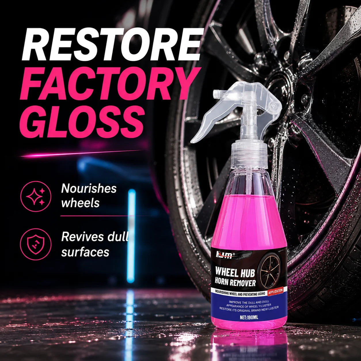 KJM Car Wheel Cleaner Spray