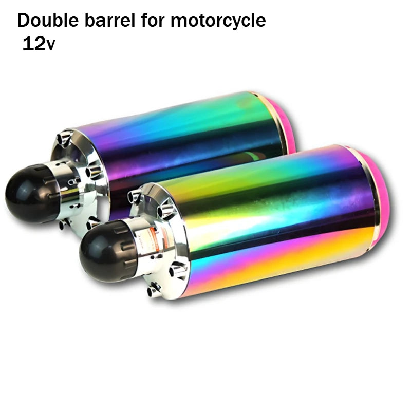 Motorcycle Speakers – Electric Exhaust Pipe Audio System, IP66 Waterproof