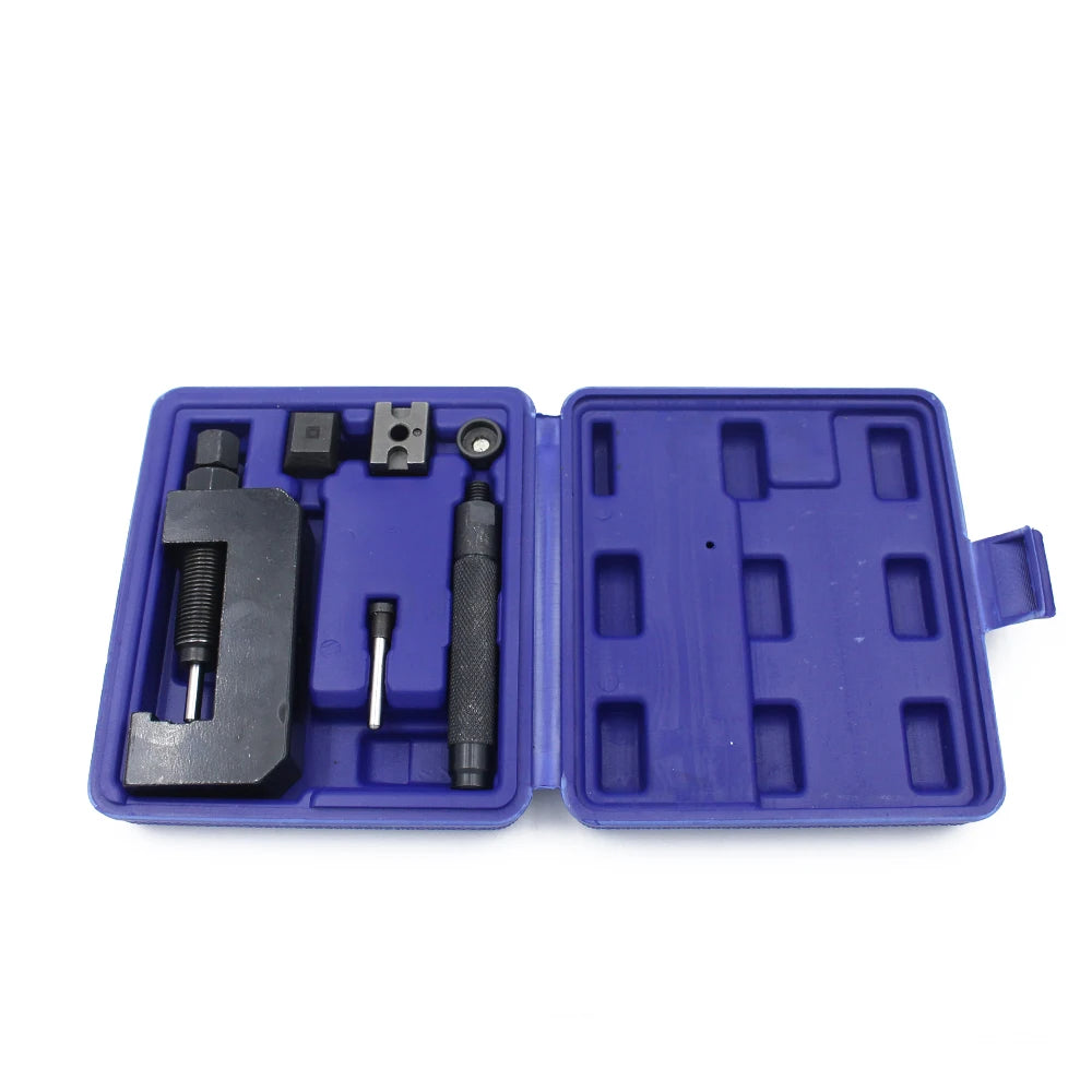SHAOQI Universal Chain Breaker & Rivet Tool Set – 520/525/530 X/O-Ring – Hard Storage Box Included – 961g – $56