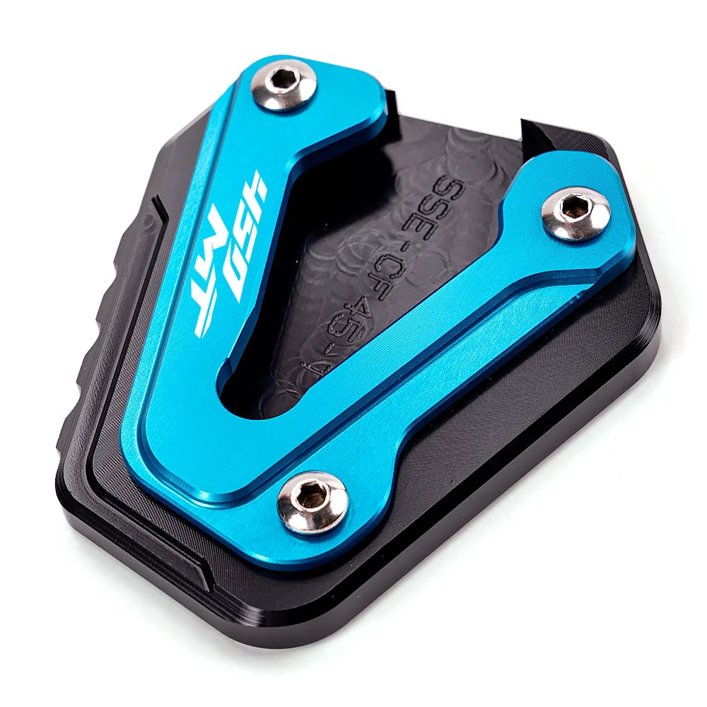 For CFMOTO 450MT 800MT 800MT-X MT450 MT800 MT 450 800 MTX 800MTX Motorcycle Accessories Kickstand Pad Side Stand Foot Extension – MOWOK CNC Aluminum Anodized Gold Blue Grey Red Sky Blue Black