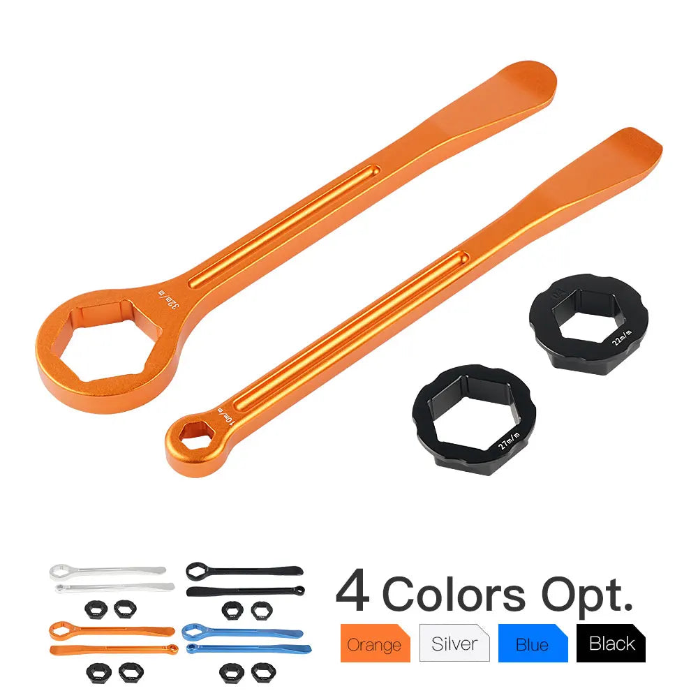 CNC Aluminum Motorcycle Tire Lever Wrench & Bead Buddy Set – KTM Husqvarna Husaberg Honda Yamaha Kawasaki Suzuki Beta – $20–47