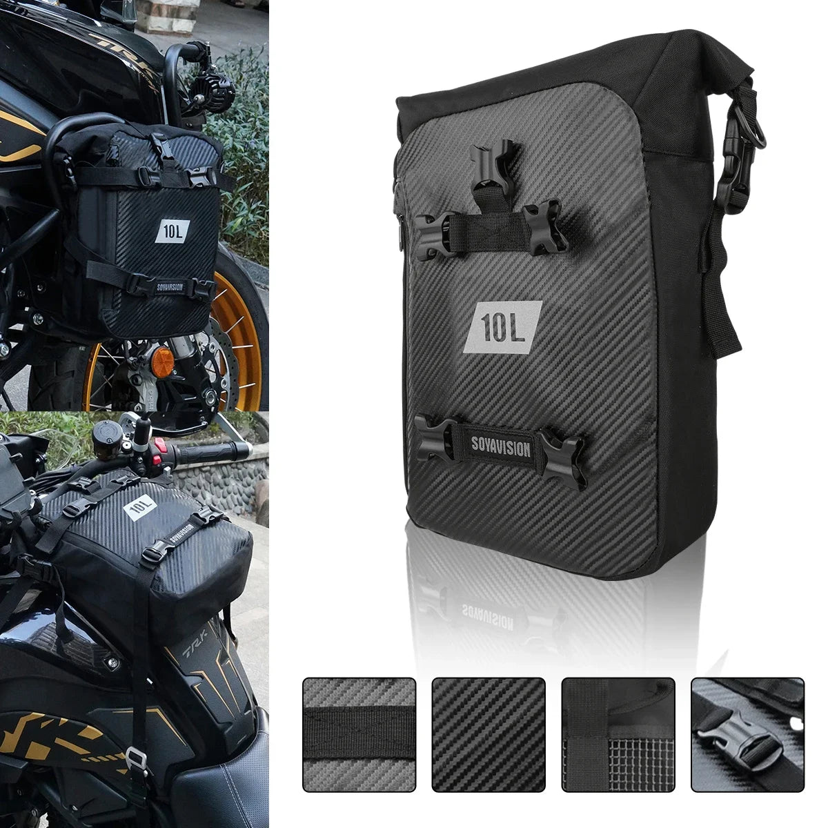 Motorcycle Backpack – Waterproof 8L–30L Cycling & Travel Bag
