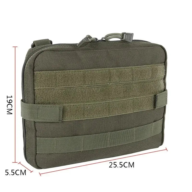 Military Tactical EDC First Aid Bag Outdoor Emergency Kit Bag for Camping Hunting Multi-Purpose Small Shoulder Bag