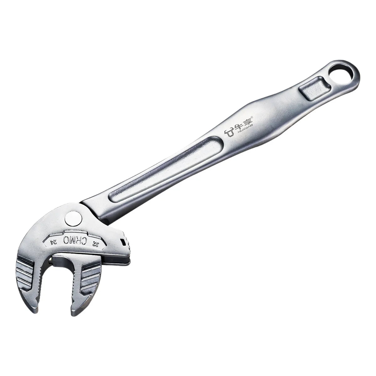NIUXIANG Crab Claw Wrench – Heavy-Duty Adjustable Ratchet Self-Locking Wide Jaw – Auto / Motorcycle / Pipe Repair – from $10