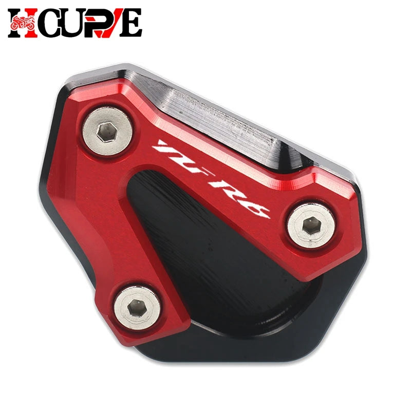 Motorcycle CNC Kickstand Foot Side Stand Extension Pad Support Plate Enlarge Stand For YZF-R6 YZFR6 YZF R6 2006-2016 – HICurves CNC Aluminum Blue Red Gold Black Titanium