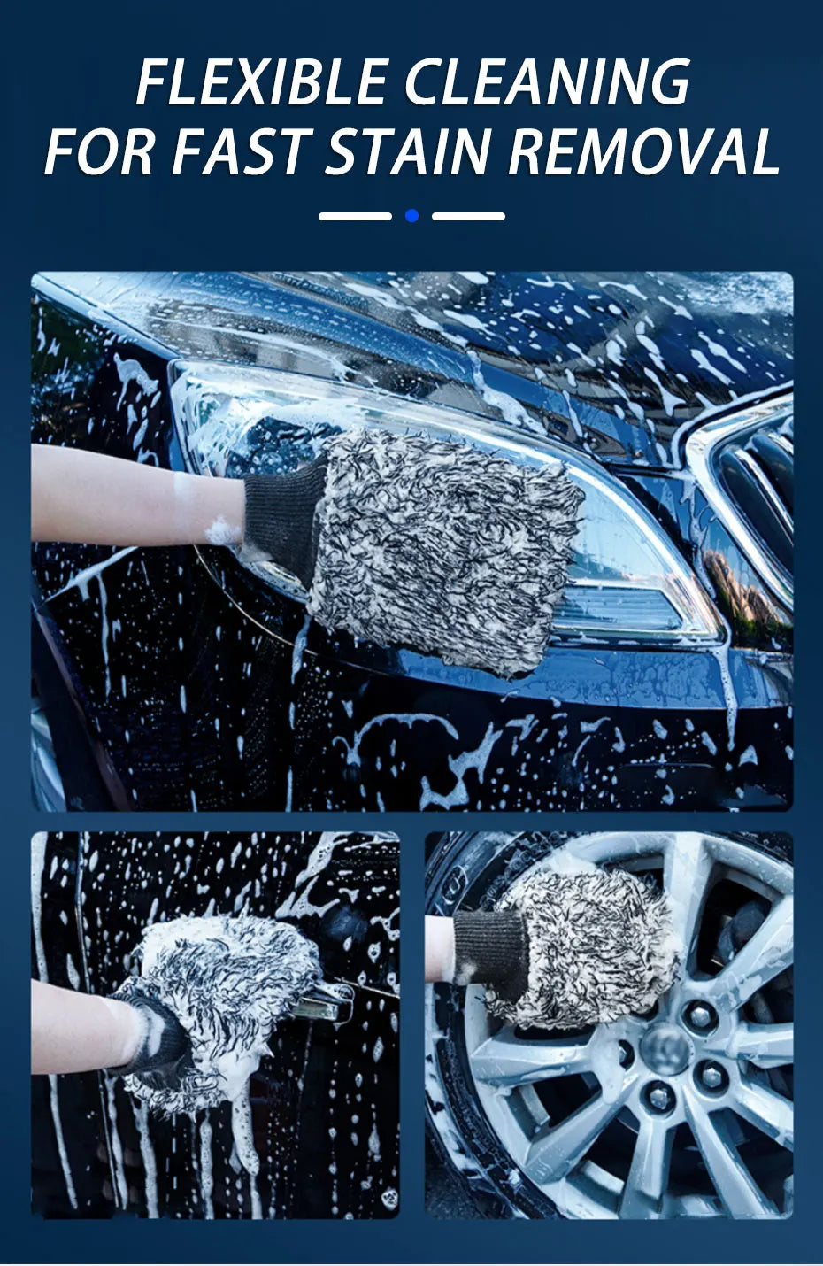 Microfiber Wheel Detailing Brush Bike
