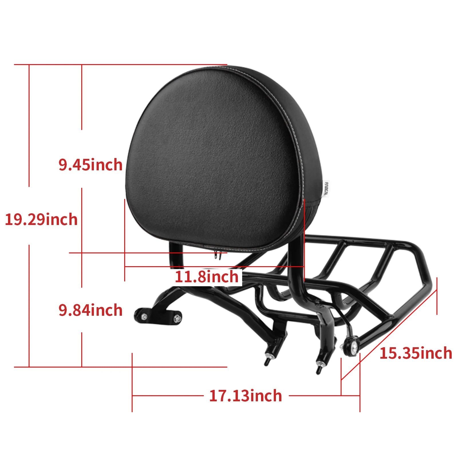 For BMW K1600B K1600 Motorcycle Passenger Backrest  2018-2025 Set Rest Seat Cushion Pad Accessories Sissy Bar Rear Backrest