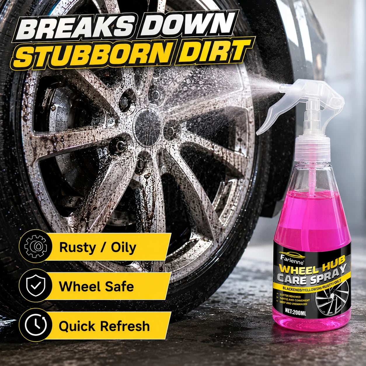 FARIENNE Wheel Rust Remover and Iron