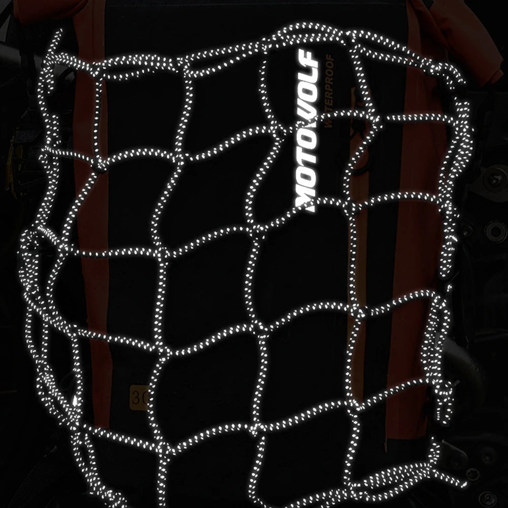 Motorcycle Backpack – Waterproof Full Face Helmet & Reflective Travel Bag