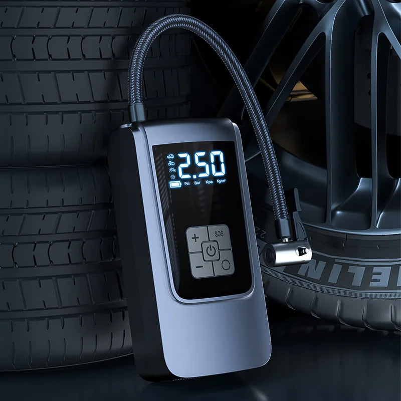 Portable Air Compressor – Fast Tire Inflator with Accurate Pressure