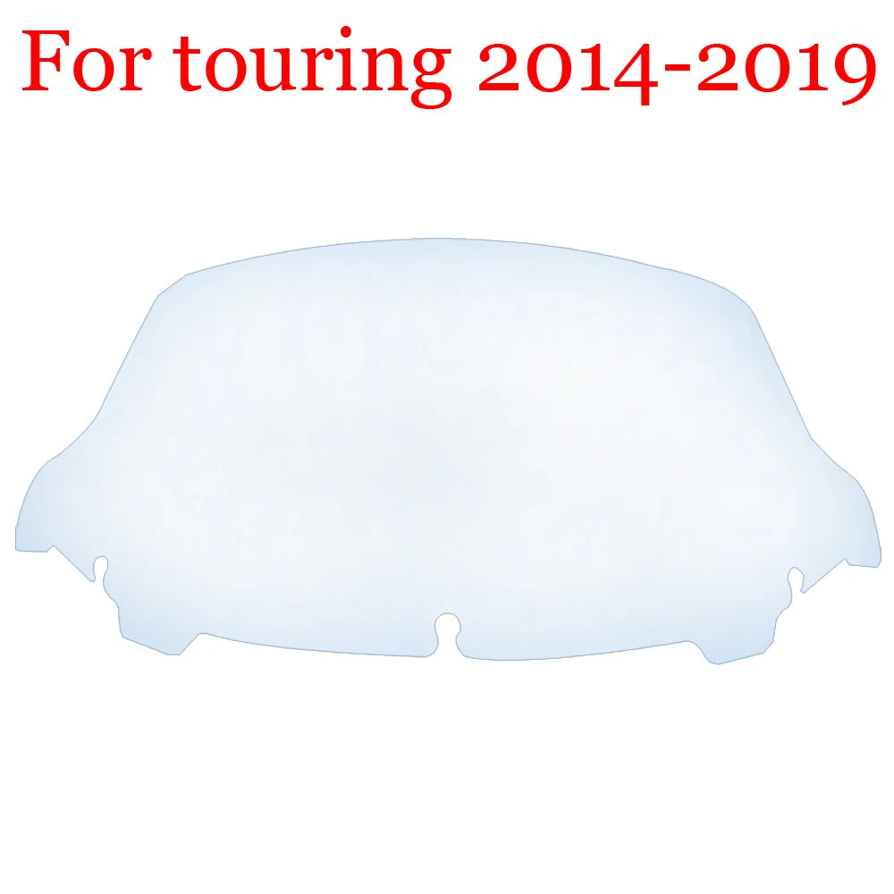 4.5-10.5" Motorcycle Windshield Fairing Windscreen for Harley Touring Electra Street Glide Ultra Limited 96-2022 Wind Deflector – TrichTu Mount ABS Black Clear Smoke 4.5in 6in 7in 8in 9in 10.5in