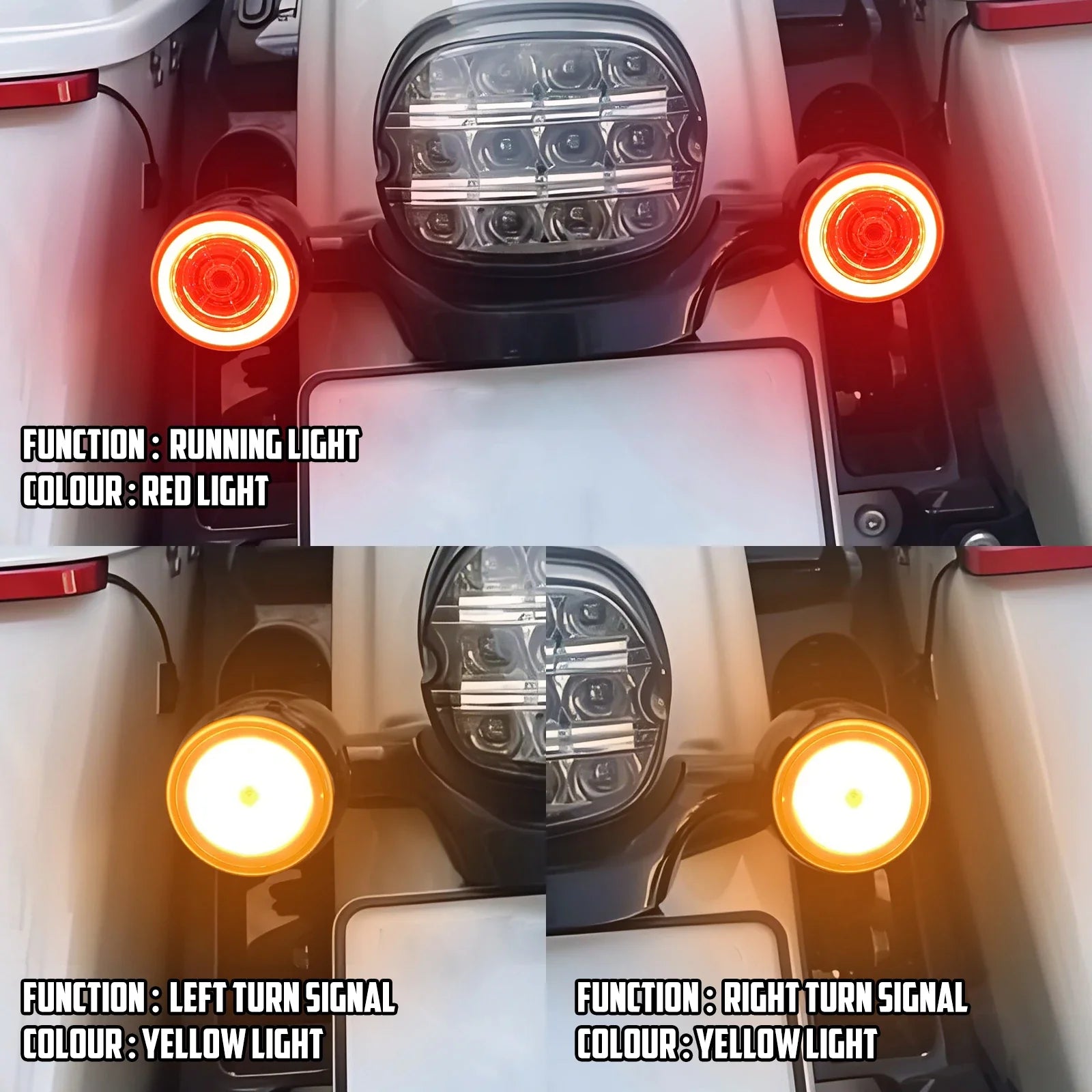 LED Turn Signal Bulbs – 1157 LED Indicator Light for Harley-Davidson