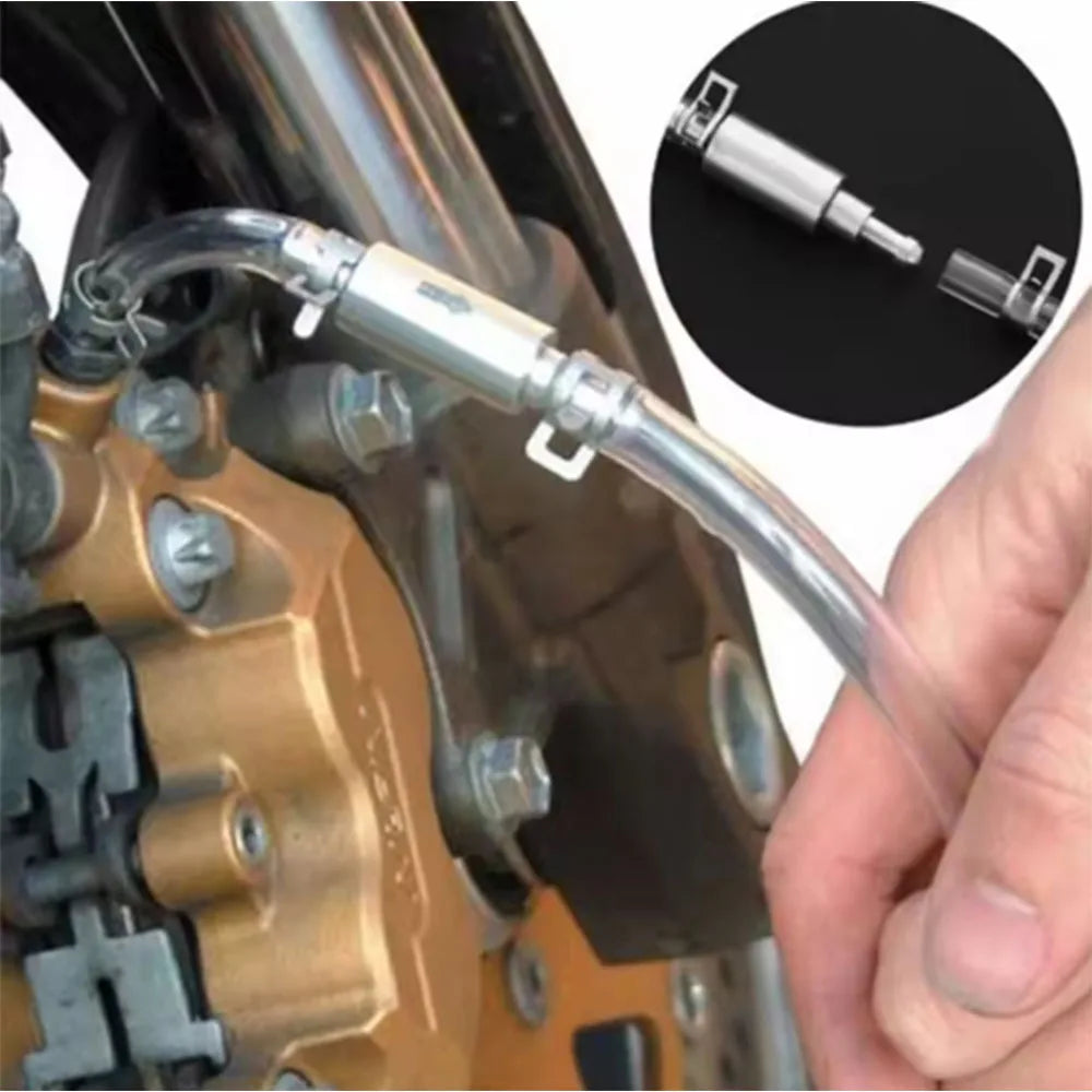 Brake Fluid Bleeder Hose with One-Way Non-Return Check Valve – Brake Bleeding Tools for Auto Car Motorcycle Brake & Clutch Bleeder Hose Pipe Kit – $10
