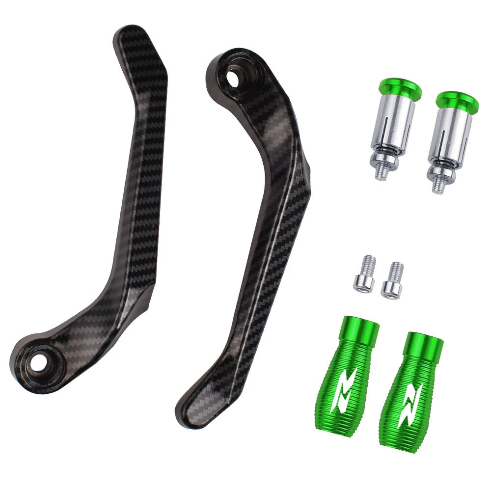 Suzuki GSXR 125/150/250/600/750/1000 / GSR 750/600/400 CNC Aluminum Brake & Clutch Lever Hand Guard Protector – R Logo – 7 Colors – 1 Pair – $20