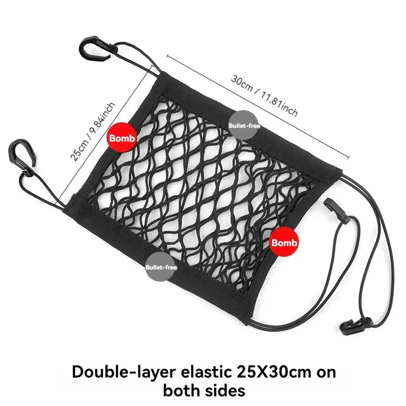 Cargo Net – High Elastic Double Layer Motorcycle Bungee Net