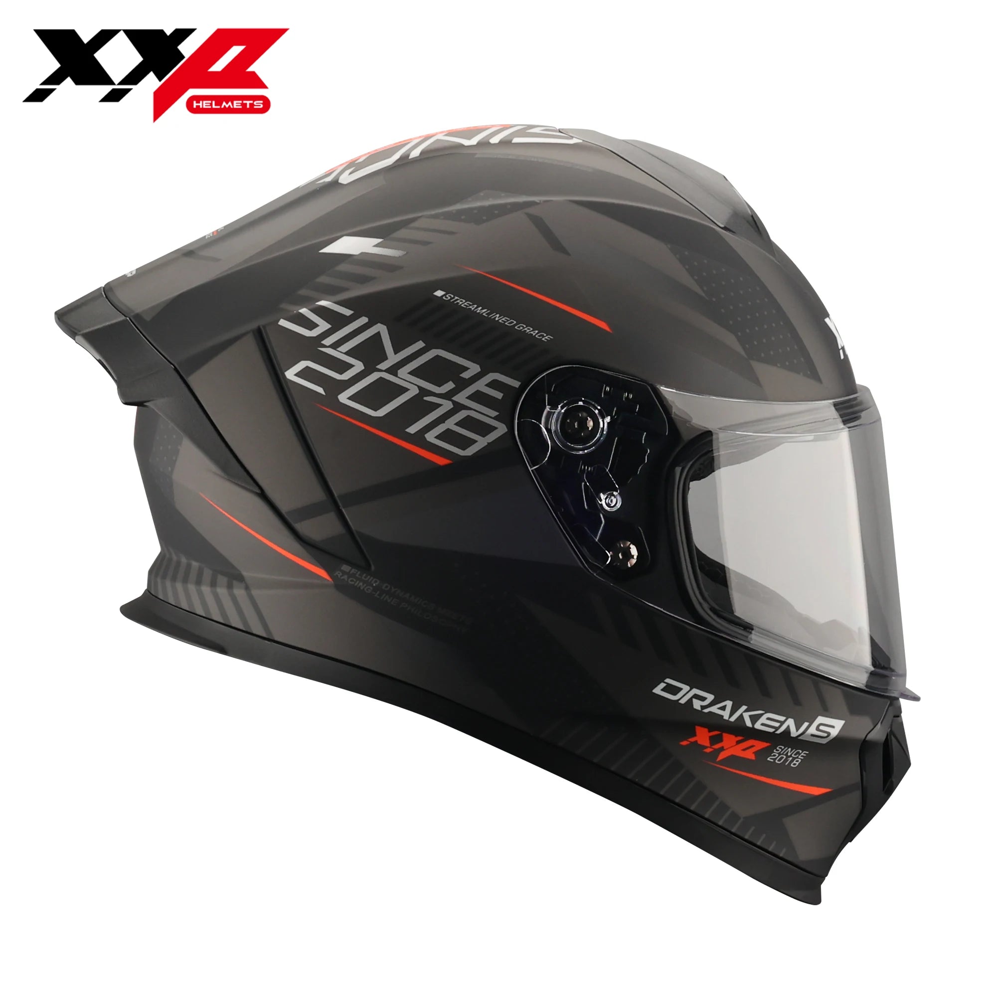Full Face Racing Helmet with Air Flow and Spoiler