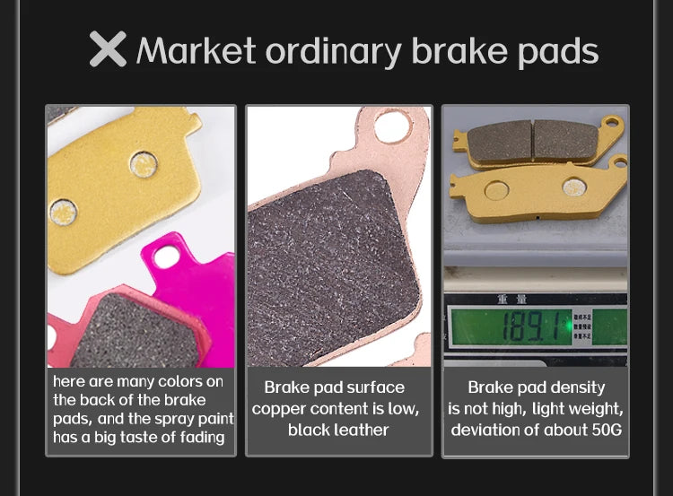 Sintered Metal Brake Pads for Kawasaki ZX-10R 2004–2015 Z1000 Z1000SX 2010–2017 – Brake Pad Tools – Front / Rear / Set – from $26