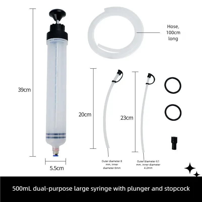 Manual Vacuum Oil Extractor Syringe with