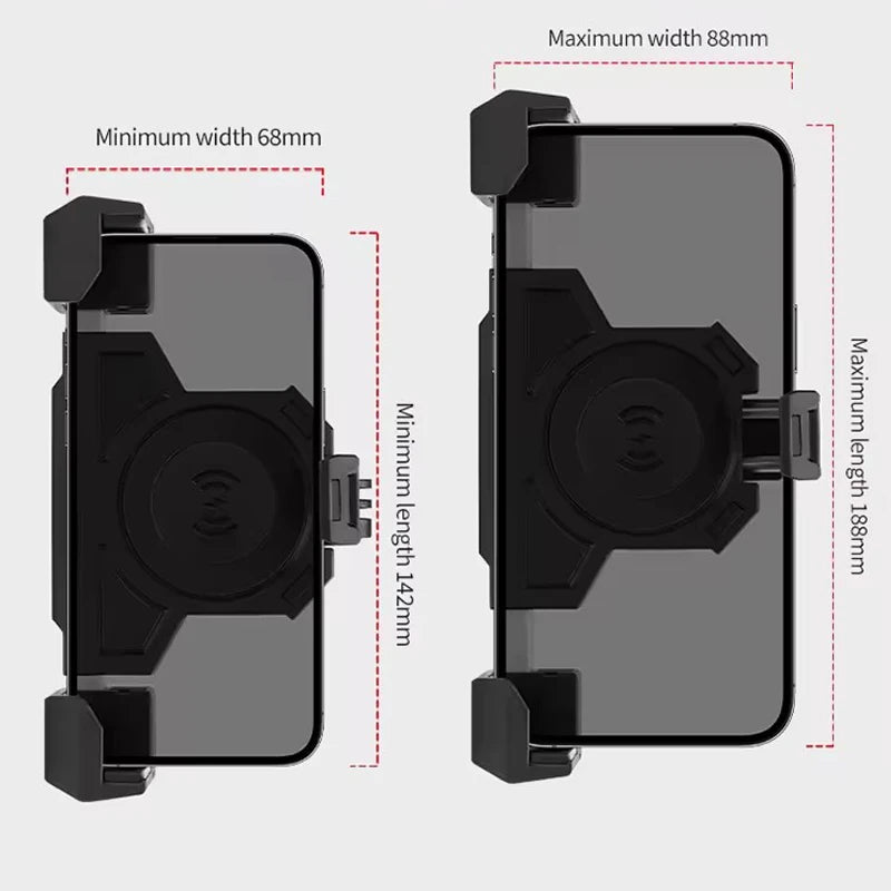 MOTOWOLF Motorcycle Phone Holder – Shockproof Wireless Charging