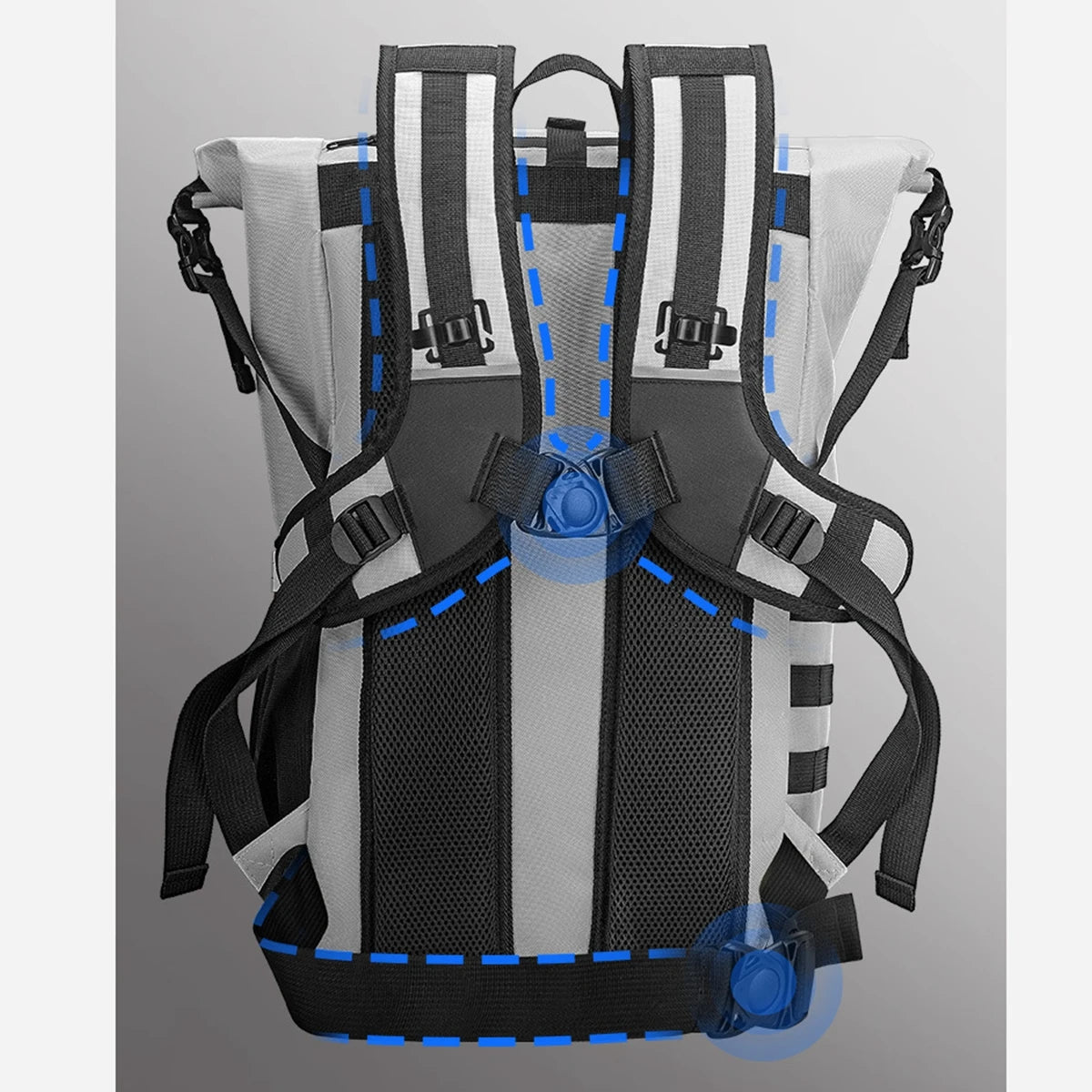 Motorcycle Backpack – Large Capacity Dual Sports & Helmet Bag