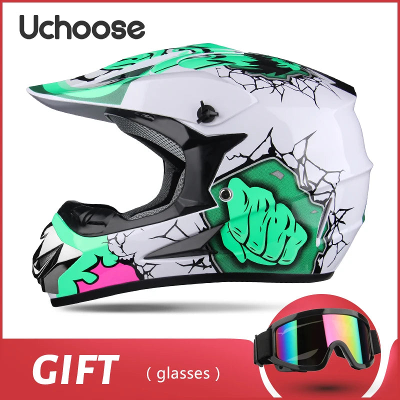 Full Face Motocross Helmet – MTB, Off-Road, Racing & Downhill Riding