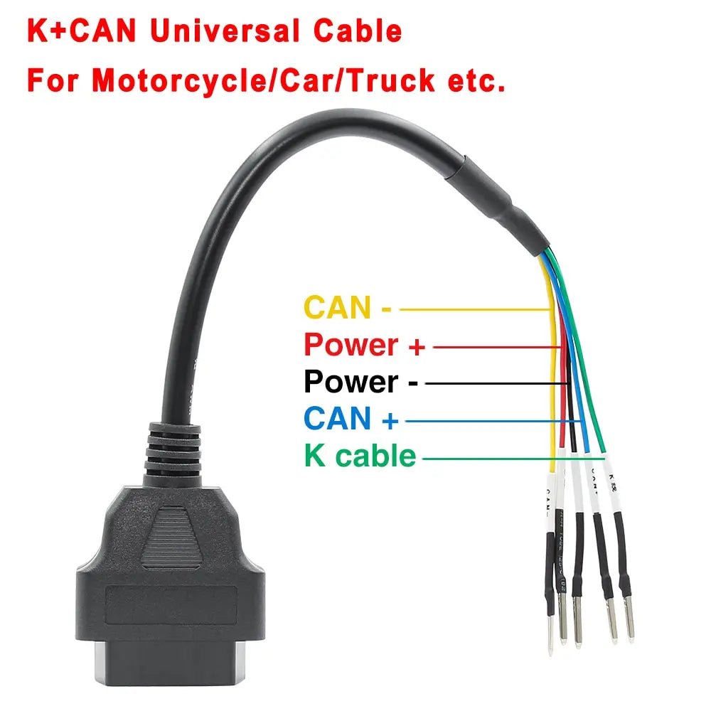 ITCARDIAG ELM327 V1.5 Motorcycle OBD2 Adapter Cable Kit – EFI Bikes – Yamaha Honda Kawasaki Suzuki Ducati KTM Harley – Android – $37–48