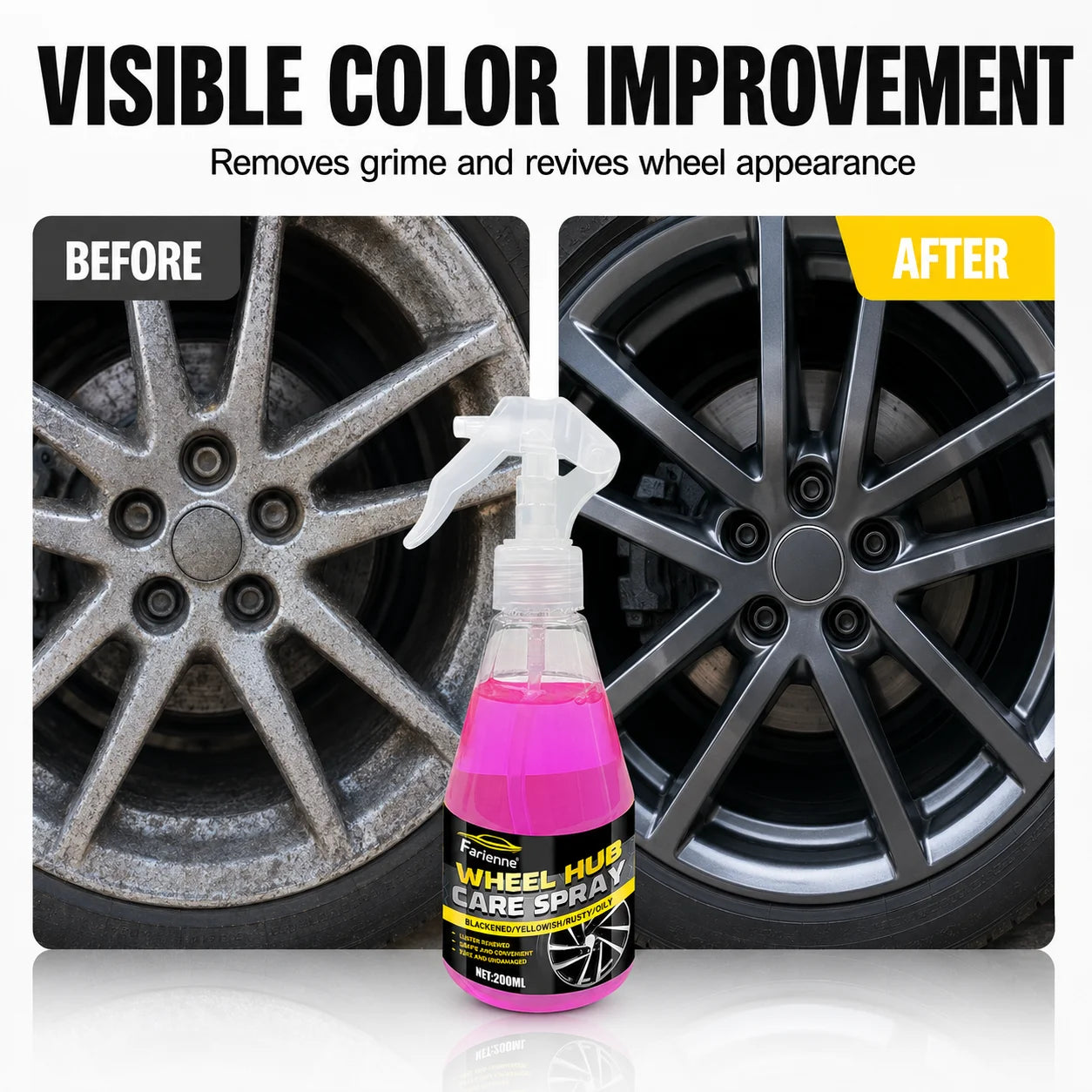 FARIENNE Wheel Rust Remover and Iron
