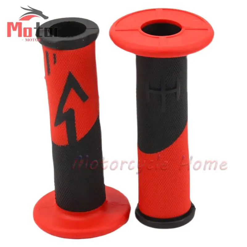 Kawasaki Universal Motorcycle Handlebar Grips 7/8" 22mm Rubber Hand Grips for Kawasaki ZX6R ZX7R ZX10R ZX12R ZX14R KX 65 85 125 250 KLX 125 250 – 4 Colors (1 Pair)