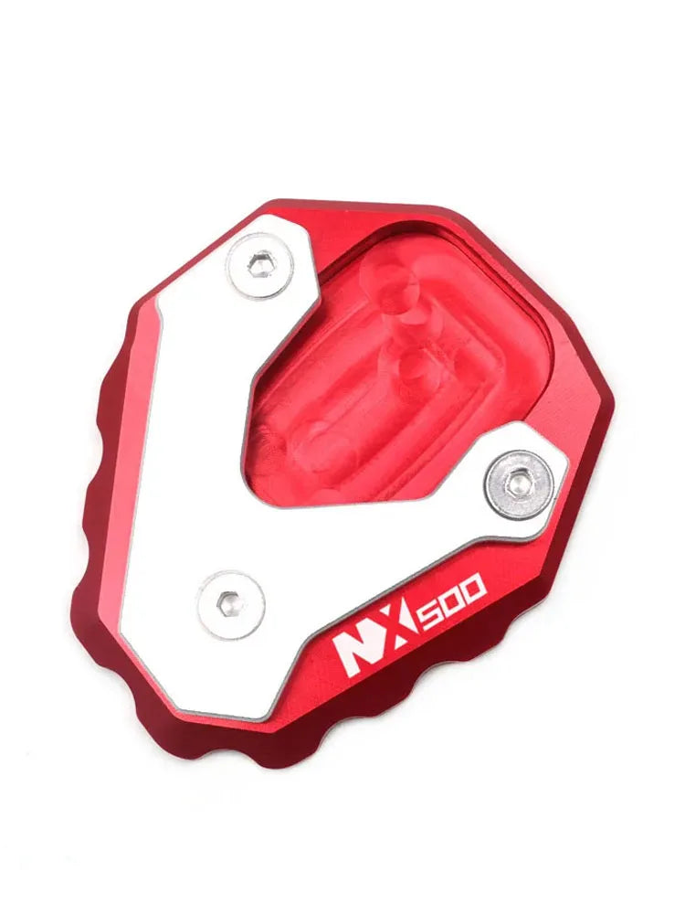 For Honda NX500 NX 500 NX400 NX 400 2024-2025 Motorcycle CNC Kickstand Foot Side Stand Extension Pad Support Plate – YOLENSE CNC Aluminum Gold Red Black Titanium Blue NX500 NX400