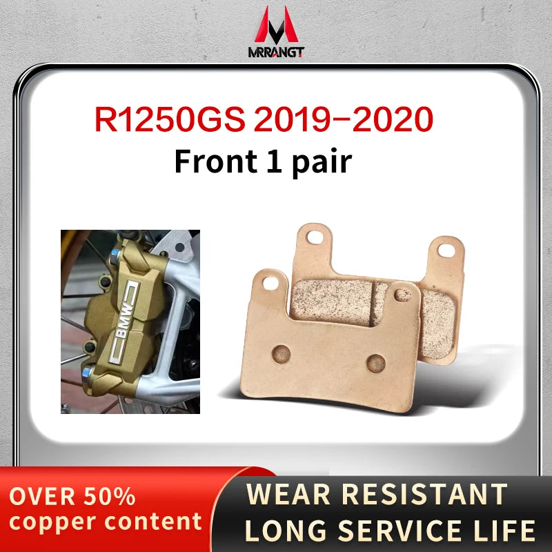 Sintered Metal Brake Pads for BMW R1200GS R1200RT R1250R R1250RT R1250SE R1250LE R1250GS ADV – Brake Pad Tools – Front / Rear – from $18