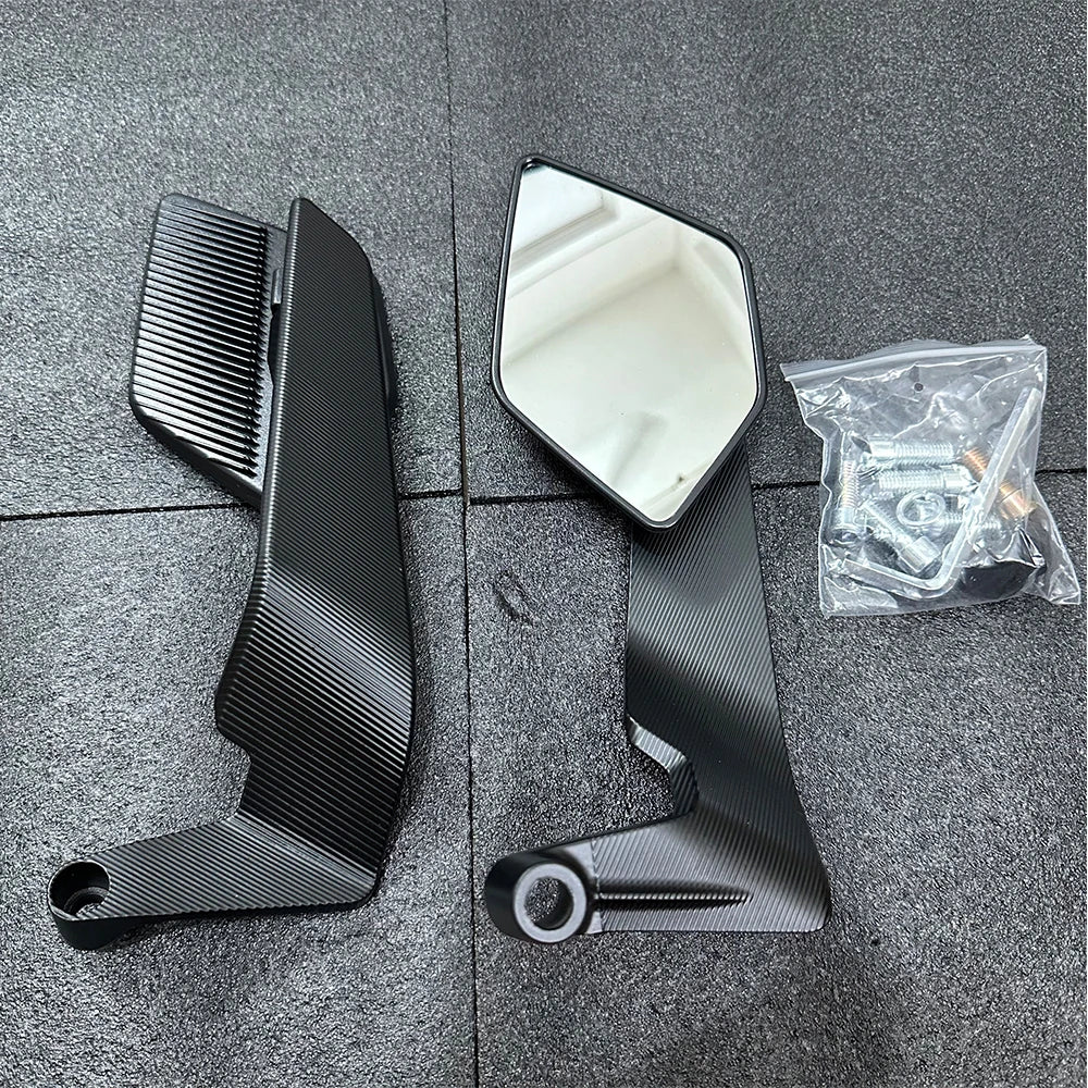 For YAMAHA MT 07 MT07 MT 09 MT09 SP MT 10 MT10 SP Motorcycle Mirrors Stealth Winglets Mirror Kits To Rotate Adjustable Mirrors