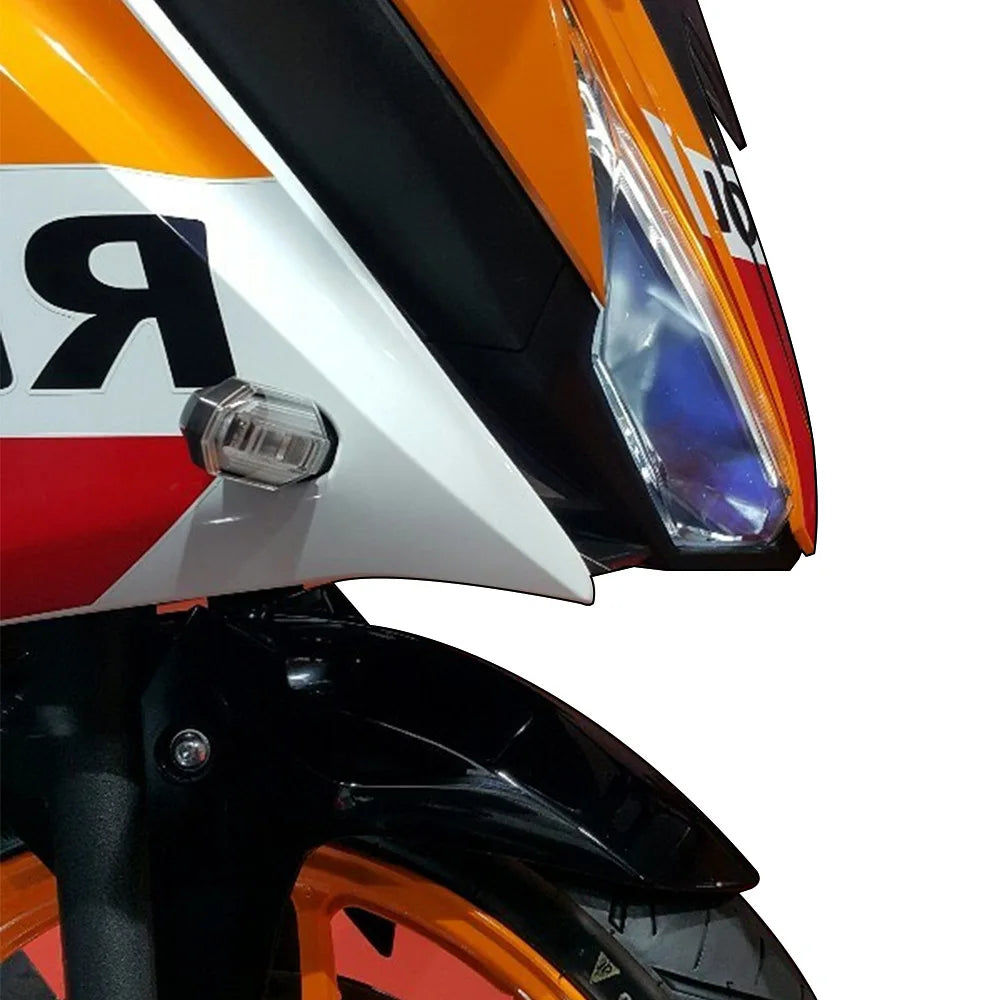 LED Turn Signal Bulbs – 12V Dual Color DRL Amber Flowing Motorcycle Light