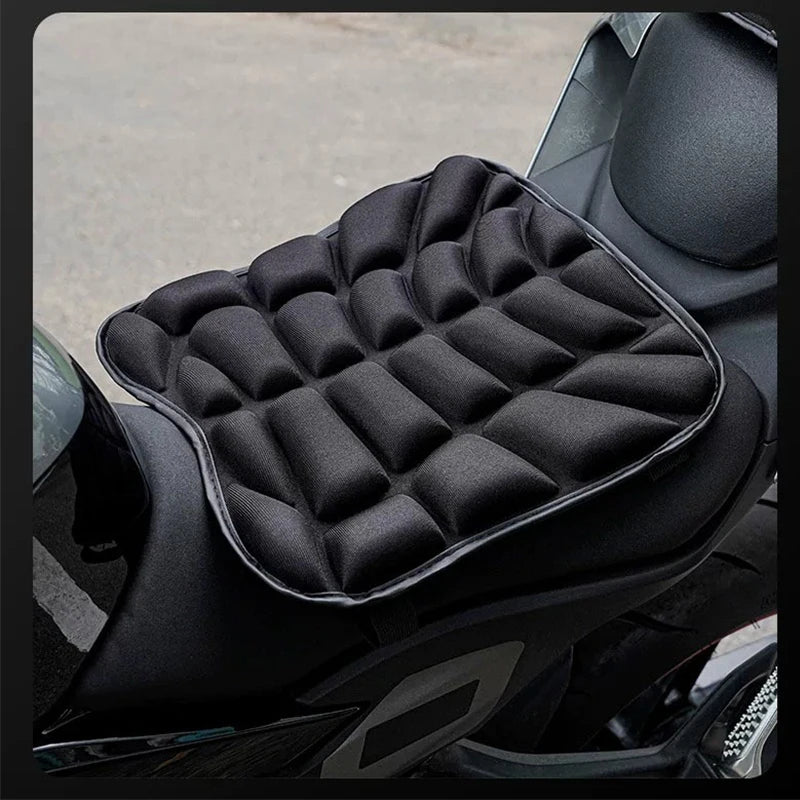SEAMETAL Universal Motorcycle Gel Seat Cover 3D Breathable Comfort Cushion Shock Absorber Pad Anti-Slip Bike Saddle Protector