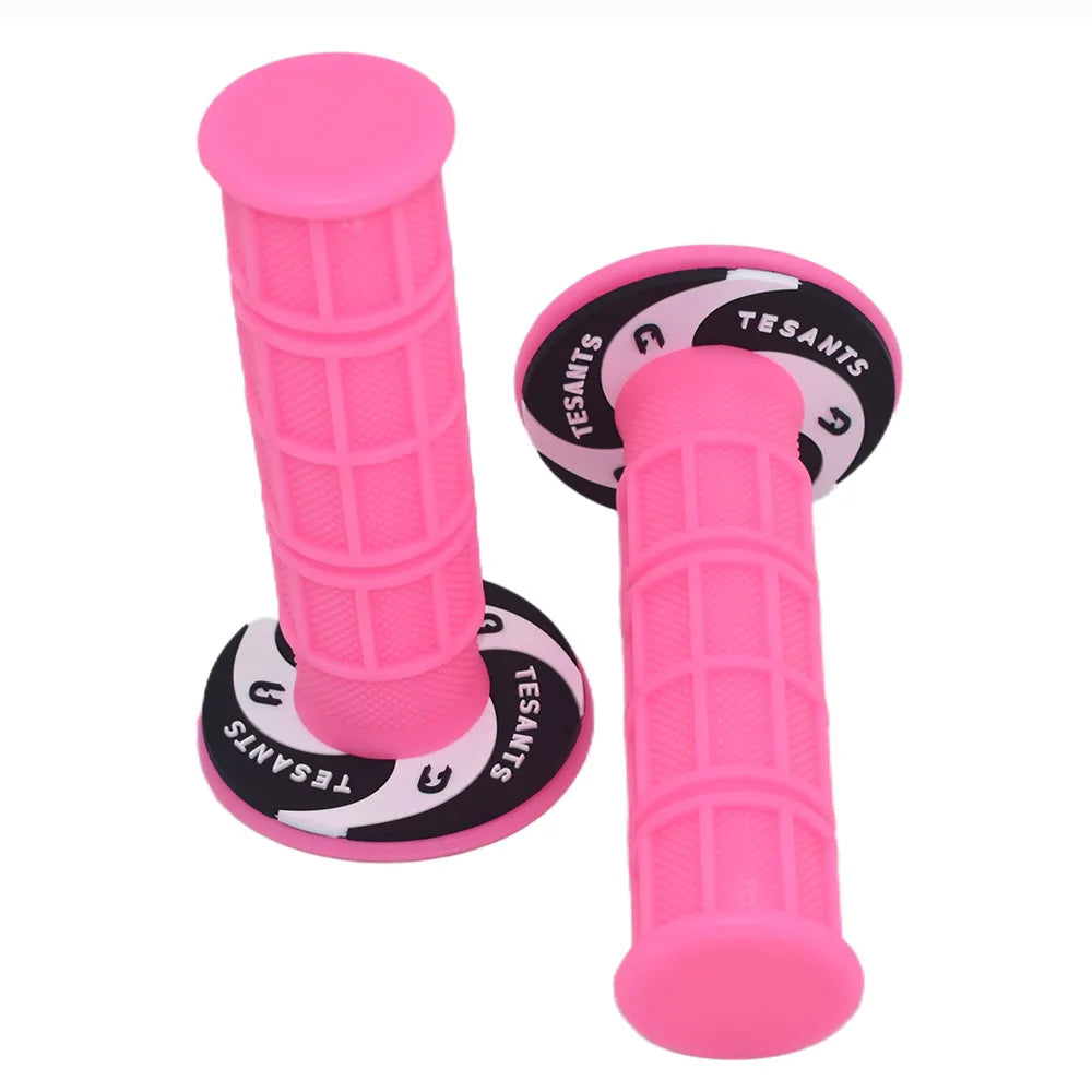Pit Pro Racing Dirt Bike Handlebar Grips Colourful Soft Rubber Left 22mm Right 24mm Universal Anti-Slip Racing Grips for Pit Bike Motocross ATV Motorcycle – 21 Colors Ships from US/AU/DE (1 Pair)