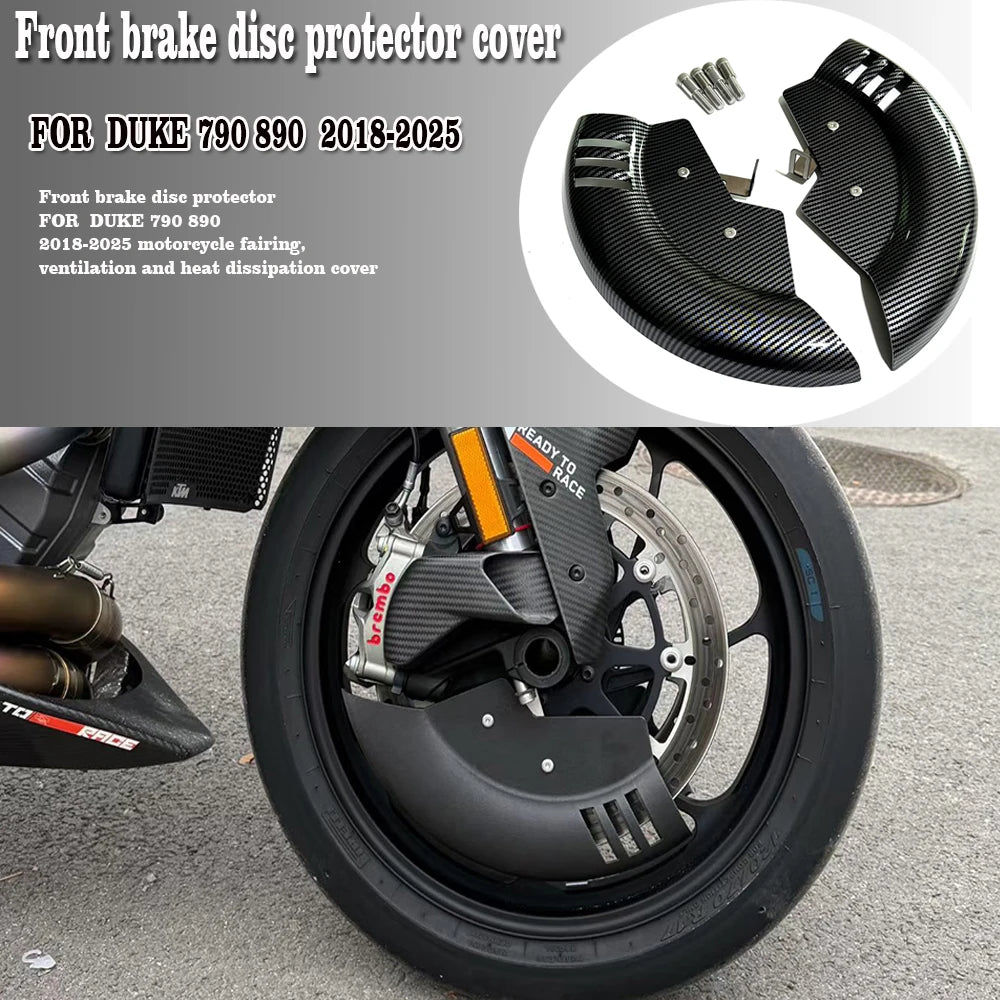 ABS Front Brake Disc Protector Fairing – Brake Disc Tools – Ventilation and Heat Dissipation Cover for KTM Duke 790 890 2018–2025 – 1 Pair – from $133