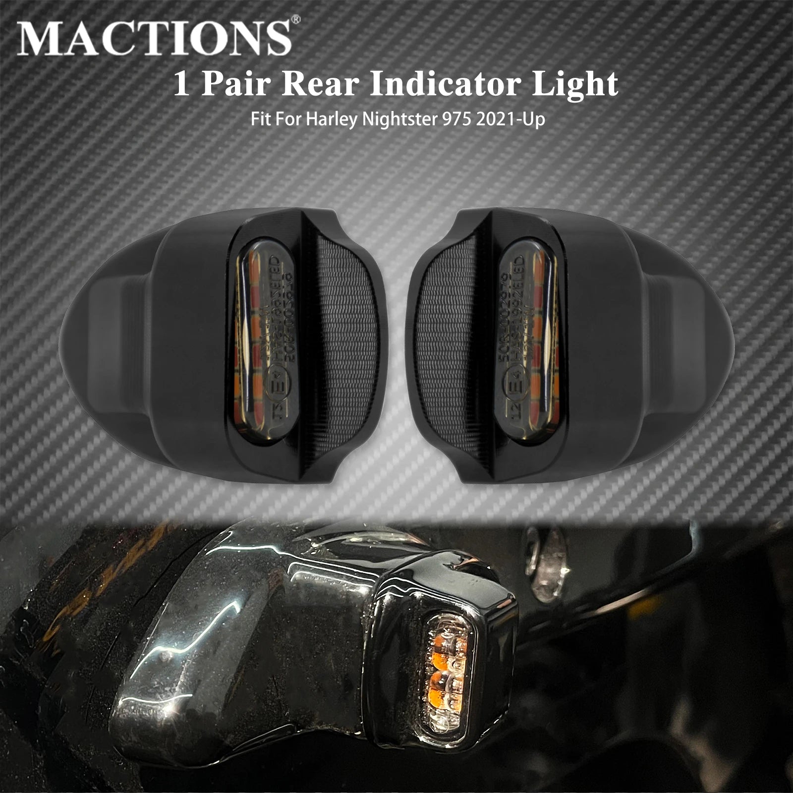 LED Turn Signal Bulbs – E-Mark Rear LED Turn Signal Brake & Running Light