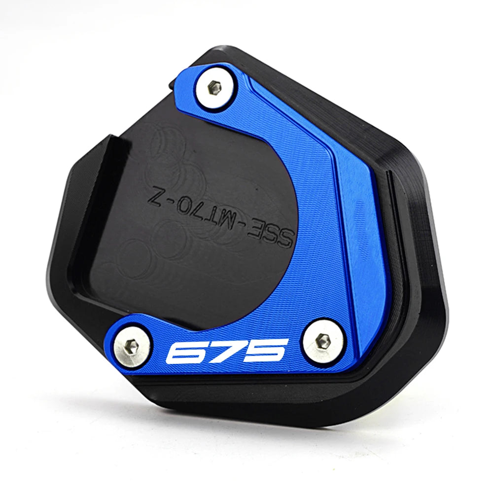 Motorcycle For CFMOTO 675NK 675SR 675SS 675SR-R CF 675 NK SR SS SR-R Aluminum Side Stand Kickstand Enlarger Plate Extension Pad – ZEXDDI CNC Aluminum 6061 Gold Black Sky Blue Blue Grey