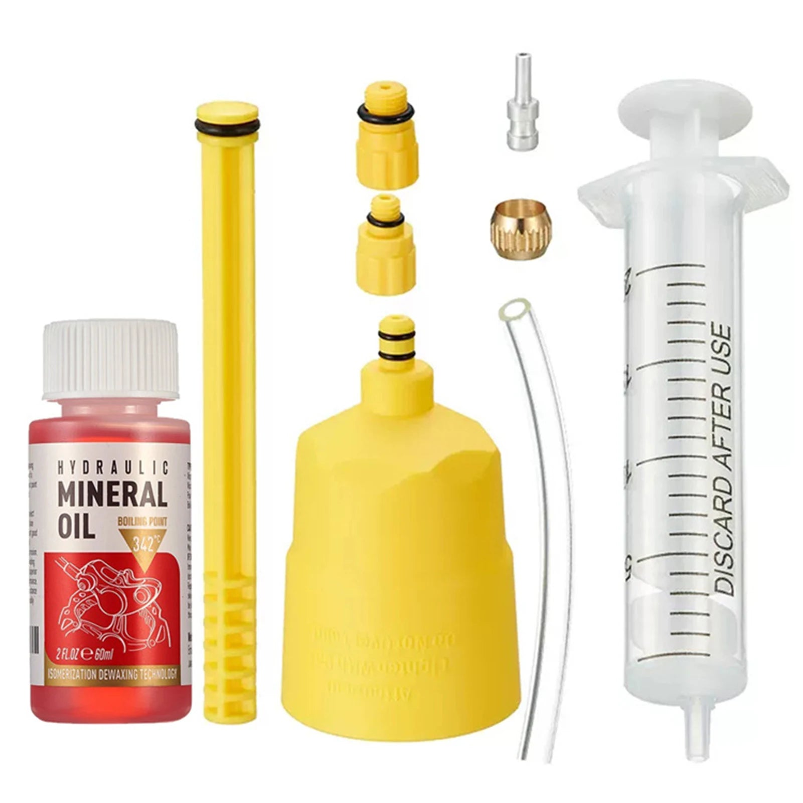 Hydraulic Disc Brake Oil Bleed Kit – Brake Bleeding Tools Oil Change Injection & Refill Tool Universal Injector for Road Bike MTB Brake Service – from $20