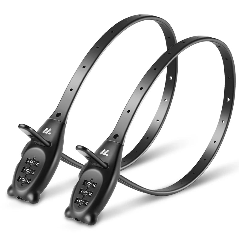 WEST BIKING Anti-theft Bike Tie Lock Portable Security 3 Digit Bike Helmet Lock Motorcycle Scooter  Zinc Alloy Bicycle Tie Lock