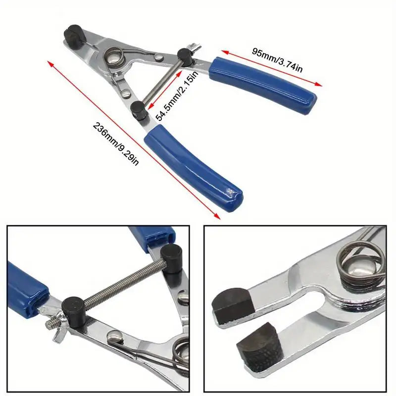 Carbon Steel Motorcycle Brake Caliper Piston Removal Pliers – Brake Pad Tools – Durable Repair Hand Tool – Blue – $25