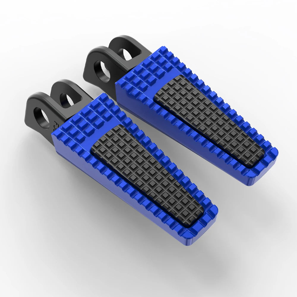 Kawasaki Z650 Anniversary / Z650RS / Z1000SX / ZX-6R / ZX-9R Front Foot Pegs – Adjustable 360° or Straight – CNC Aluminum + Rubber – 7 Colors – $75–$90