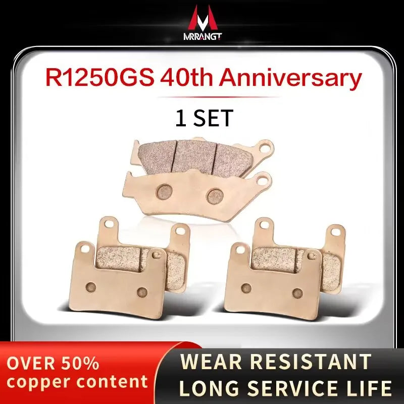 Sintered Metal Brake Pads for BMW R1200GS R1200RT R1250R R1250RT R1250SE R1250LE R1250GS ADV – Brake Pad Tools – Front / Rear – from $18