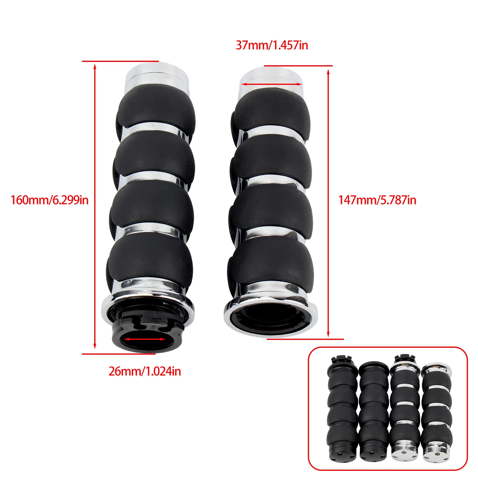 Rubber Handlebar Grips