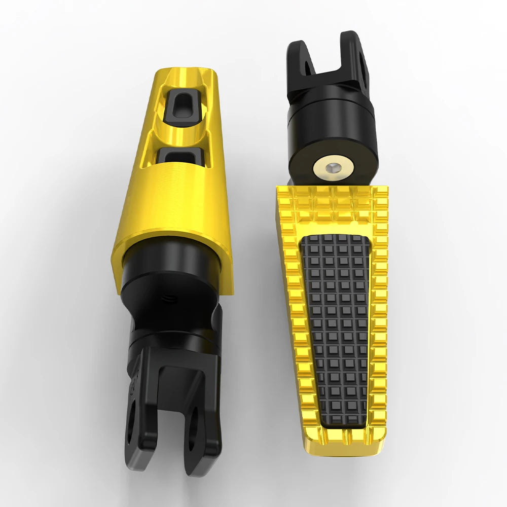 Kawasaki Z650 Anniversary / Z650RS / Z1000SX / ZX-6R / ZX-9R Front Foot Pegs – Adjustable 360° or Straight – CNC Aluminum + Rubber – 7 Colors – $75–$90