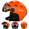 Ski and Snowboard Helmet with Integrated Goggles